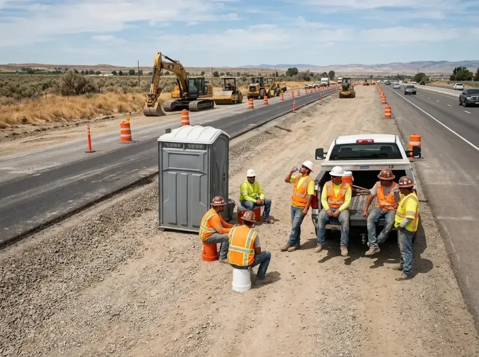 highway-road-construction-crew-007 — frequently asked questions, Porta Potty and Restroom Rentals in Girard, KS